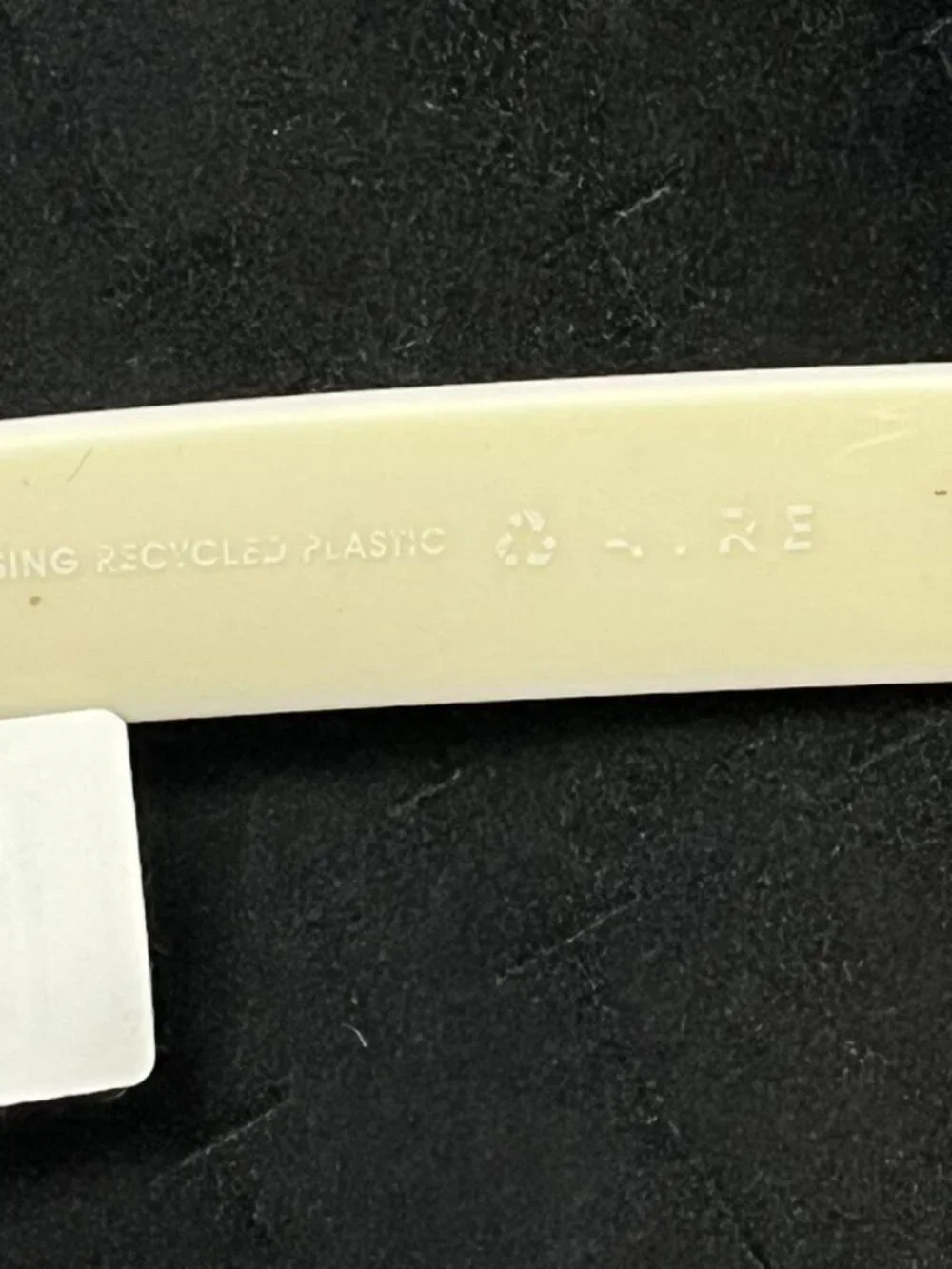 AIRE Pluto Rectangular Sunglasses Cream Frame Yellow Tint